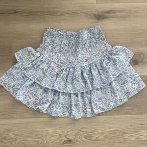 Floral Ruffle Skirt